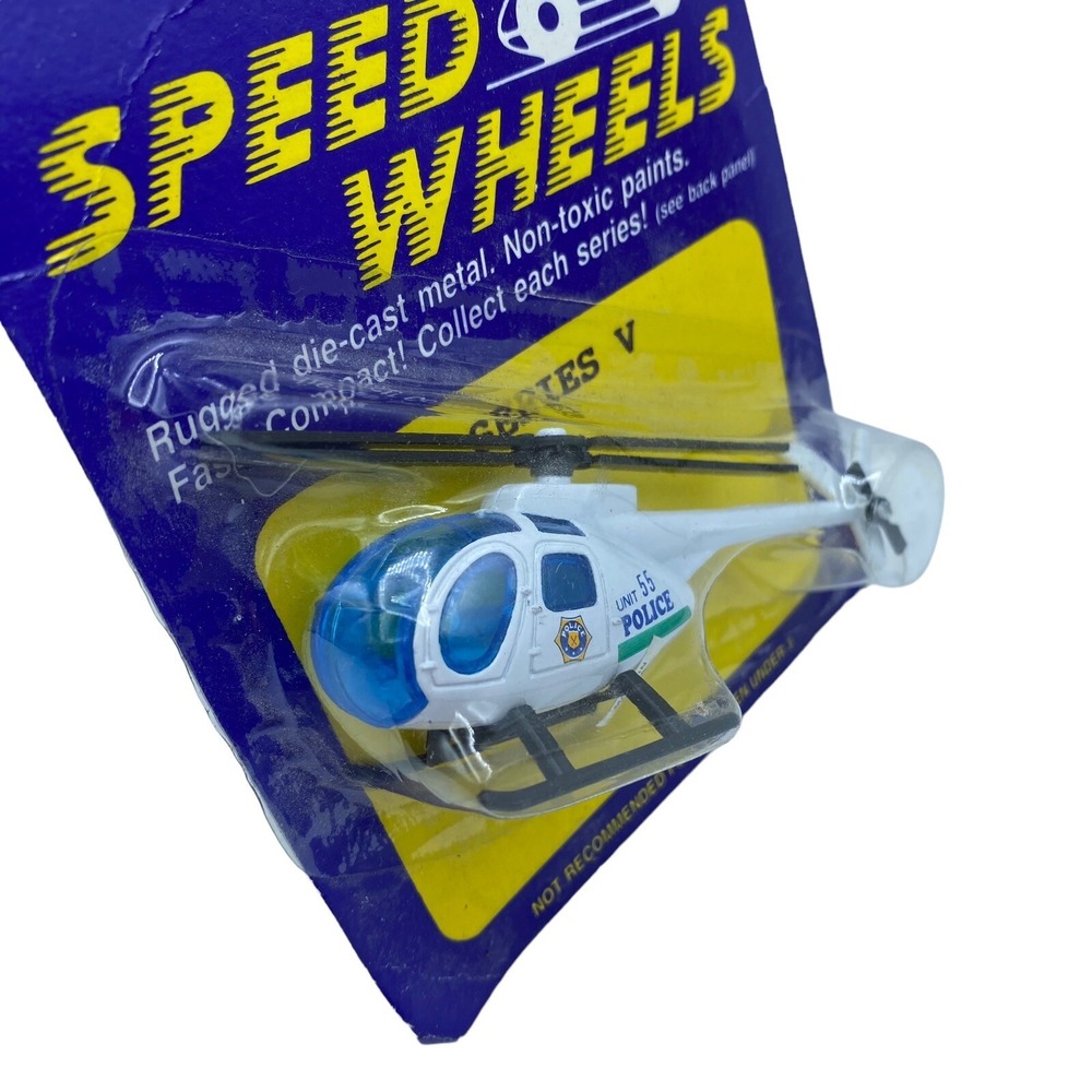 VTG Speed Wheels Toy Cars Lot of 3 Rare Helicopter - Series V - Diecast Toys NEW - Picture 2 of 10